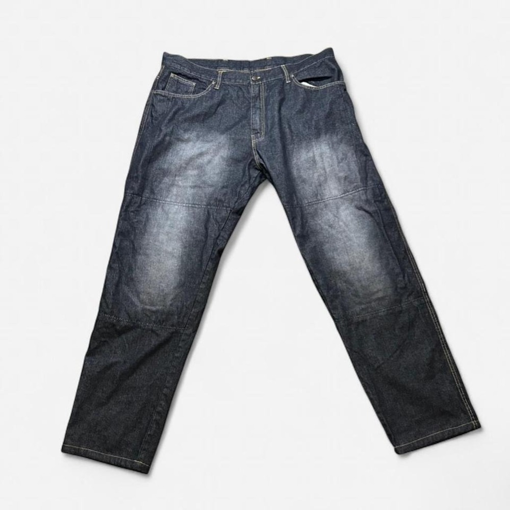 BW Biker Kevlar Knee Pad‎ Black Denim Jeans Size 44 (44x34)